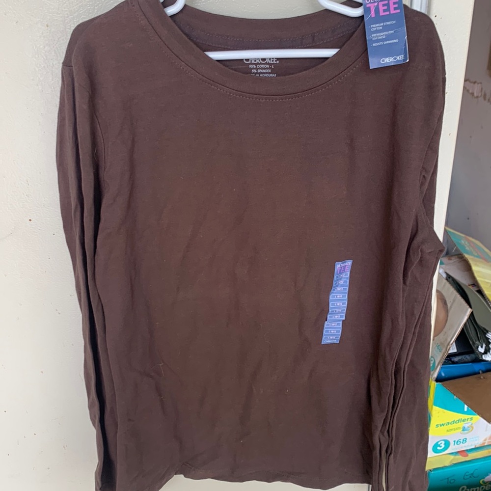 Brown shirt